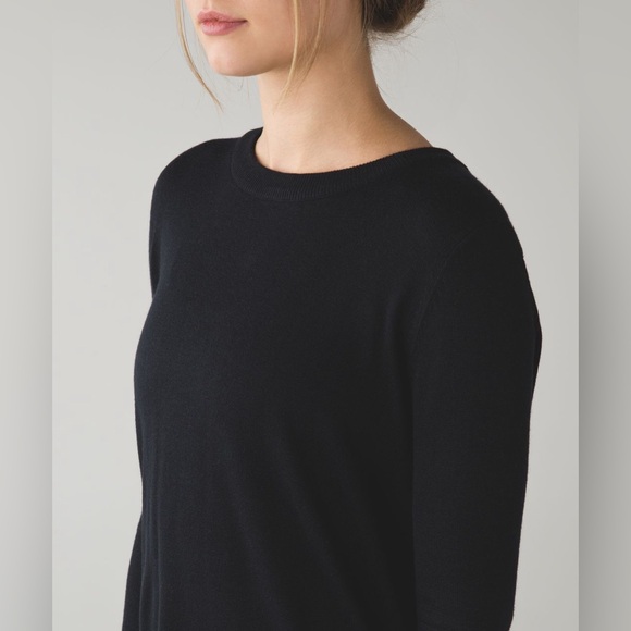 Lululemon Bring It Backbend Sweater Black Size 8 - Picture 12 of 14